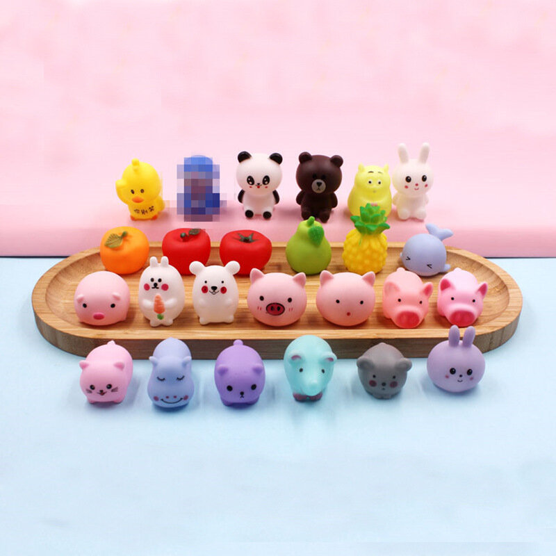 5PCS Mochi Squishy Toys con voce Cute Fidget Squeeze studenti creativi Vent Anti Stress Pinch giocattolo vocale per bambini Mini regalo
