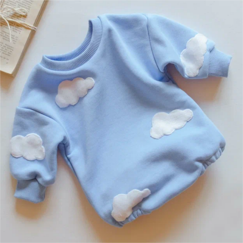 2023 wiosenne ubrania dziecięce bluza chmurowa Romper niemowlę dziewczynka chłopięce bawełniane ubranko ubrania noworodek od 0 do 12 miesięcy 24M odzież wierzchnia