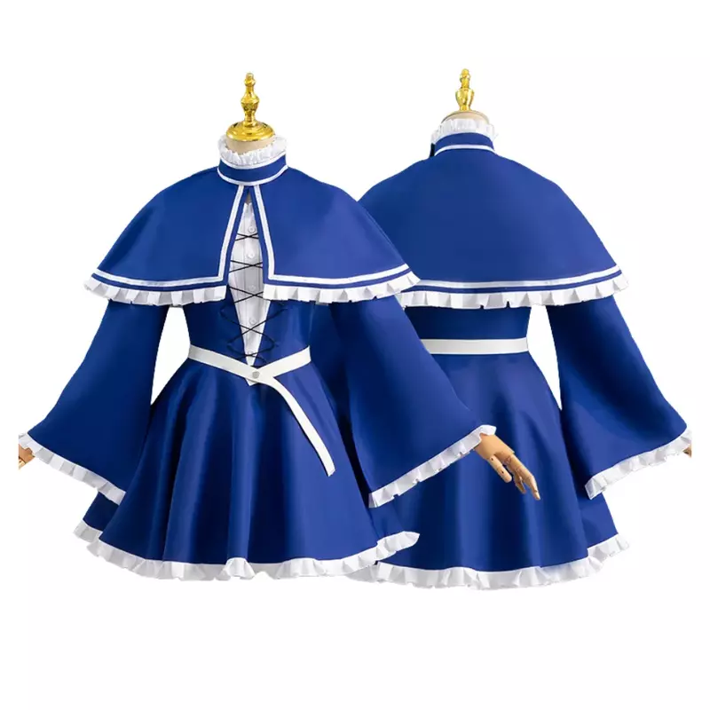 Frieren no funeral Lawine Cosplay Traje para Mulheres, Peruca, Beyond Journey's End, Adulto Halloween Carnival Party Dress