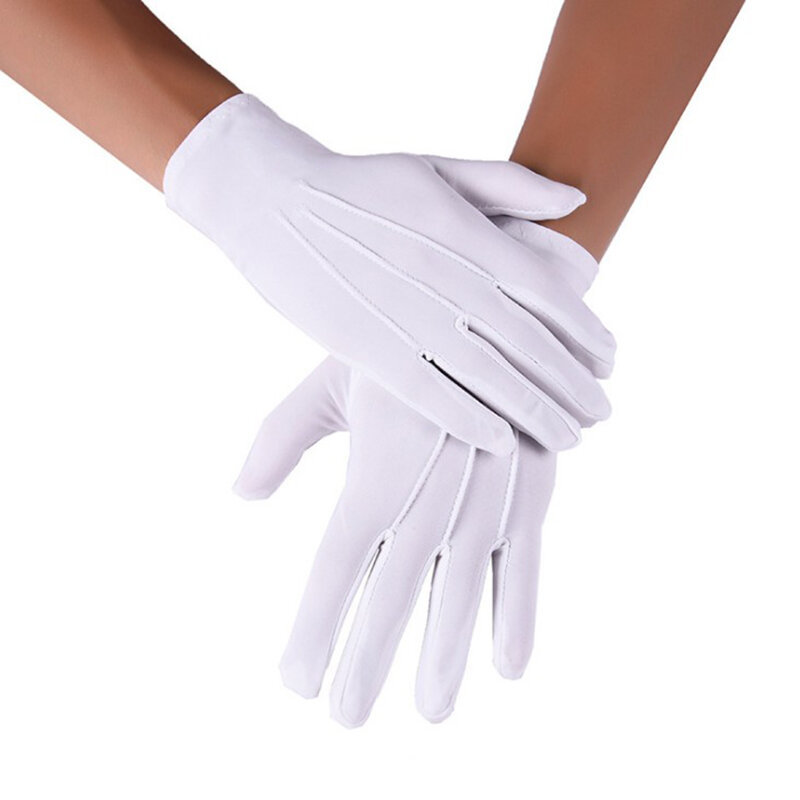2023 nowe modne letnie spandexowe rękawiczki męskie kobiety z kremem przeciwsłonecznym rękawice do jazdy czarna etykieta cienka rozciągliwa białe rękawiczki
