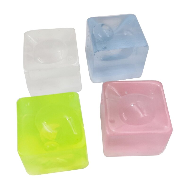 Hand Squeezable Toy Ice Rock Stress Relief TPR Toy Party Props Goodie Bag Filler Dropship