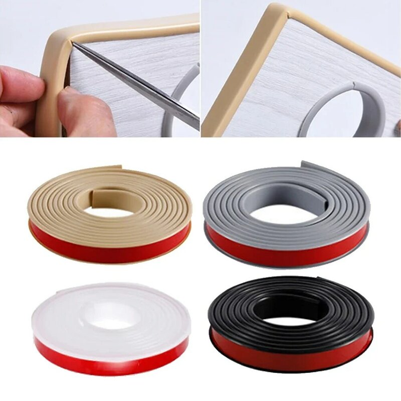 New Durable High Quality Edging Tape ​ Edge Guard Strips Rubber Furniture Part Replacement Self-adhesive U-Shaped