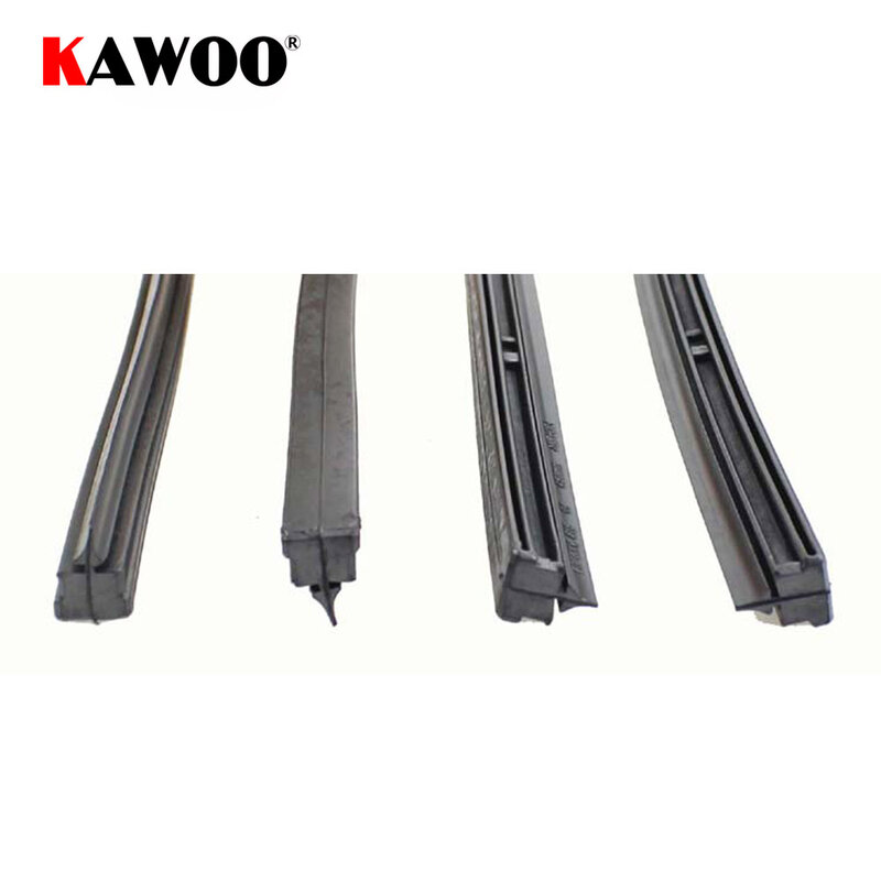 KAWOO Auto Windscreen Car Wiper Blade Strips Vehicle Insert Rubber Strip 14"16"17"18"19"20"21"22"24"26" FR 10mm 1pcs Accessories
