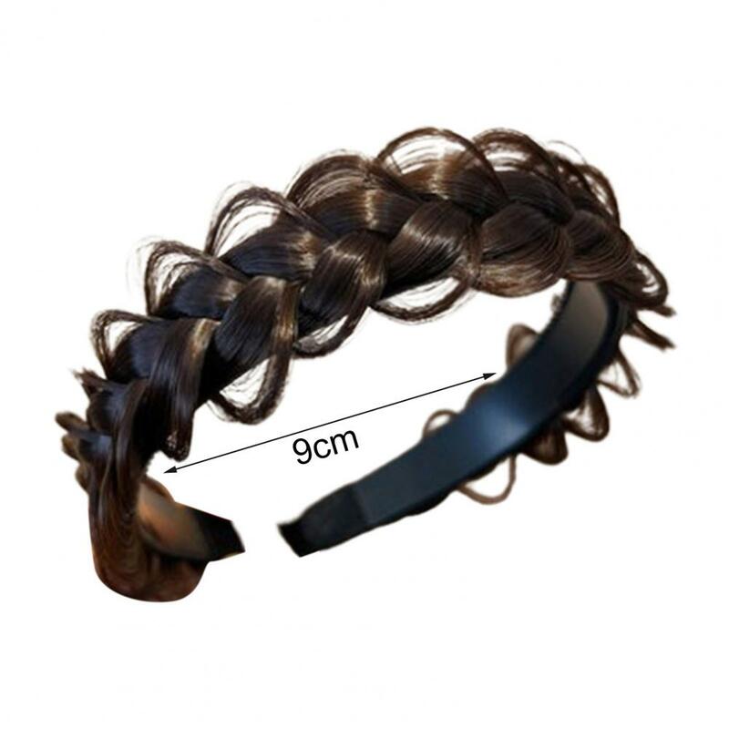 Женский синтетический парик, плетеные повязки для волос, модные косички, аксессуары для волос, Женская богемная натуральная повязка на голову, стрейч для искусственных волос