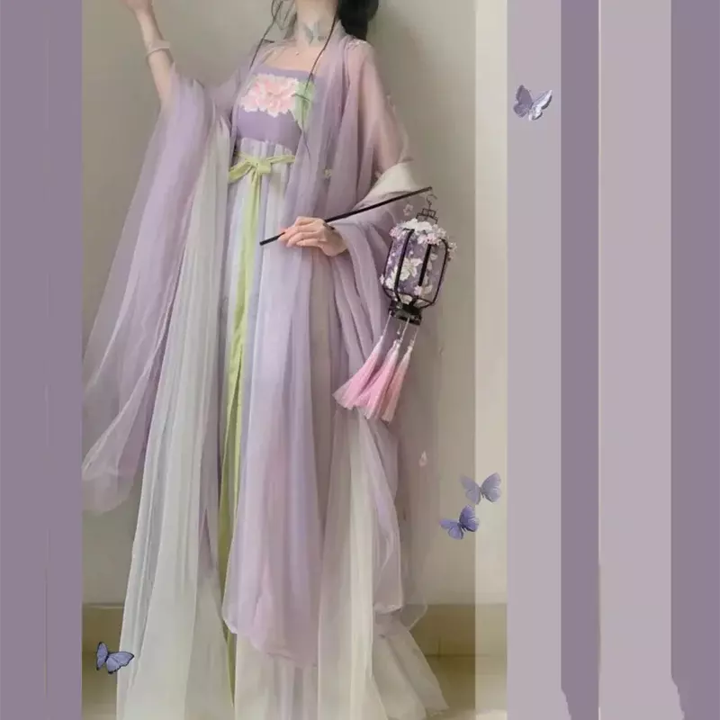 女性のための伝統的なドレスセット,十分な,袖,妖精,夏,新しい,2xl,2023