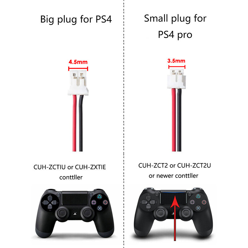 سليم PS4 LIP1522 وحدة تحكم لاسلكية بلاي ستيشن غمبد 2000mah ليثيوم أيون بطارية قابلة للشحن حزمة PS4 بطارية غمبد البطارية