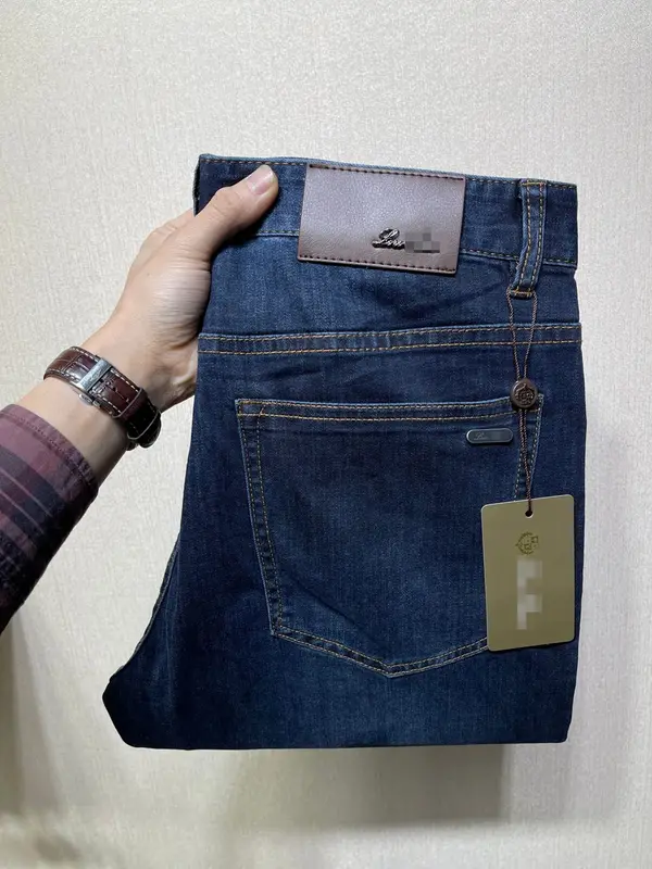 BILLIONAIRE OECHSLI Jeans Thin cotton men 2024 Spring Summer new elastic comfort embroidery quality size 30-40 long pants