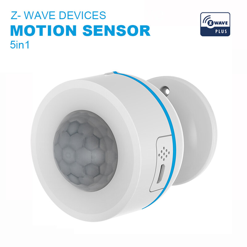 New Z Wave Plus 700series PIR Motion Detector with Temperature Humidity Light Sensor Work With Smartthing,Vera