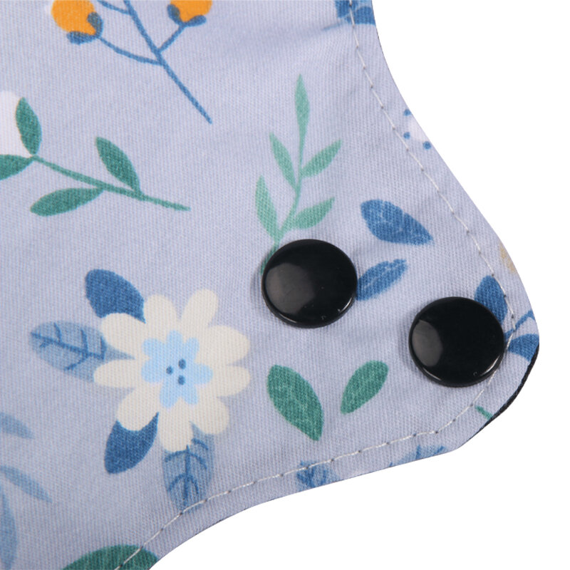 AIO-servilleta de algodón reutilizable para mamás, almohadilla de lactancia posparto, absorbente mensual, lavable, Menstrual, 18x20cm