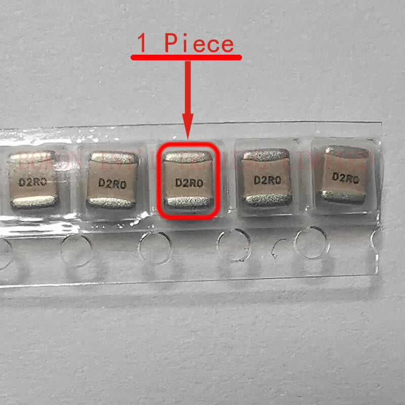 Condensadores de microondas de cerámica, 500V, RF, tamaño 1111, alto Q, bajo ESR, ESL, ruido, a2R0B, D2R0, 2pF, P90, multicapa