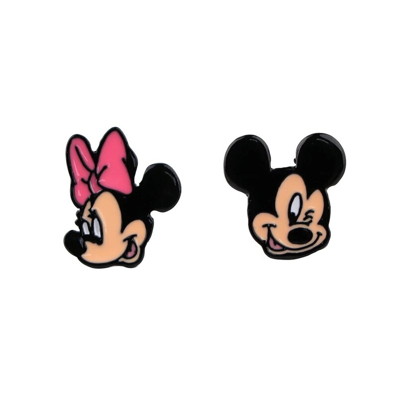 Retro Cartoon fiaba orecchini a bottone per bambini orecchini carini per orecchini a bottone smaltati da donna accessori Cosplay regali per gli amici