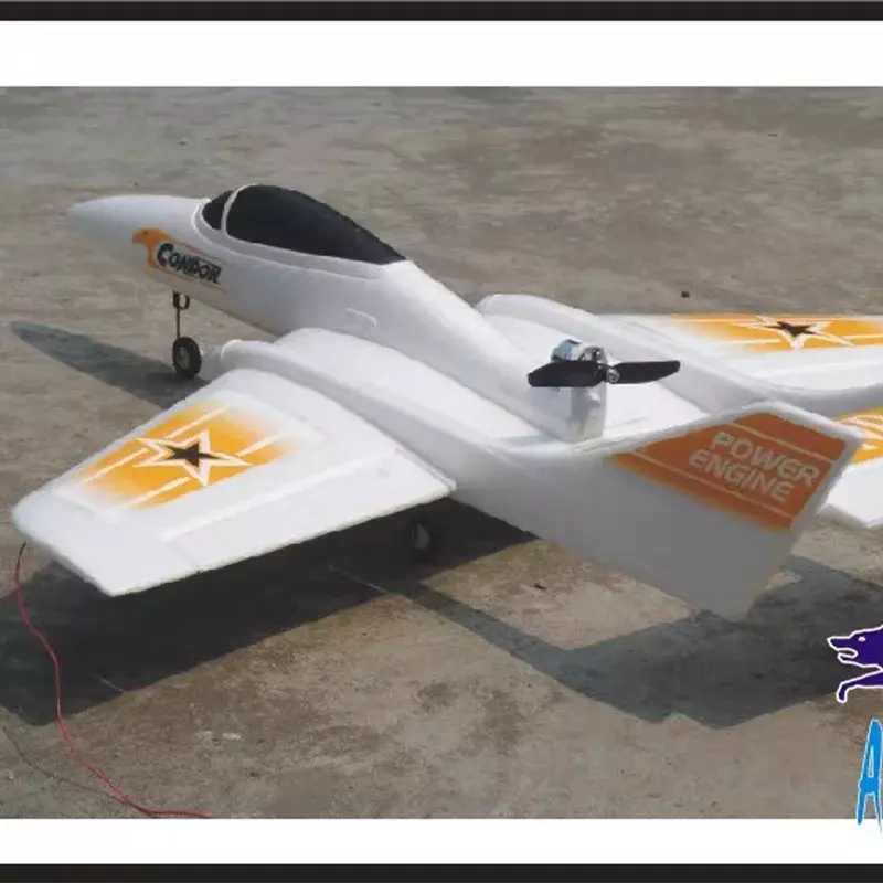 Controle remoto Jet Racing Aircraft Model, Delta Wing Epo, Resistente a Quedas, Novo X75 Volante, RC Plane Toy Presente