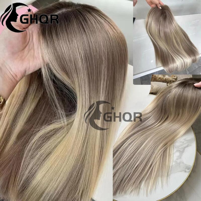 Asbruine Highlight Human Hair Pruiken 360 Lace Frontale Pruik 613 Gekleurde Blonde 13X6 13X4 Lace Front Pruik Body Wave Lijmloze Brazilia