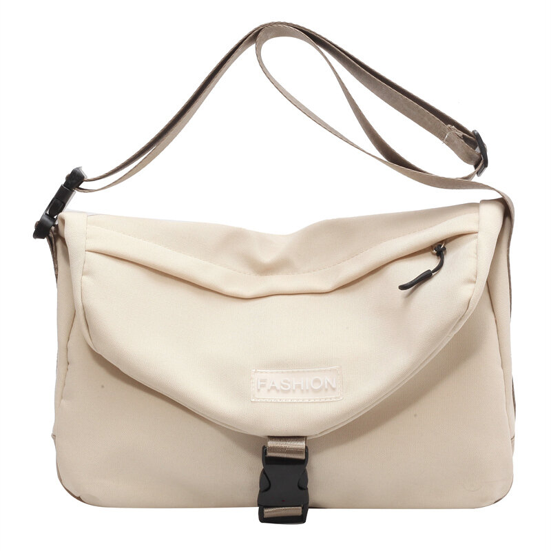 Multi-purpose Pocket Messenger Bag Schoolbag for Girls Large Capacity Canvas Shoulder Bag Female Satchels Crossbody Bags New Sac