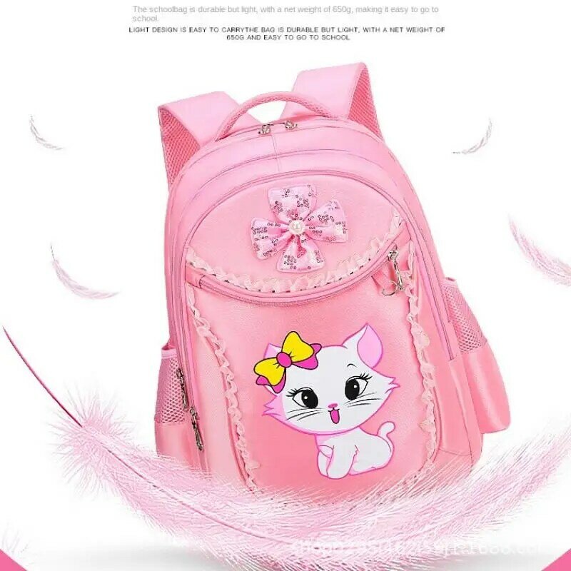 Милый Розовый школьный рюкзак для девочек-подростков, набор школьных сумок, Детский рюкзак с футляром