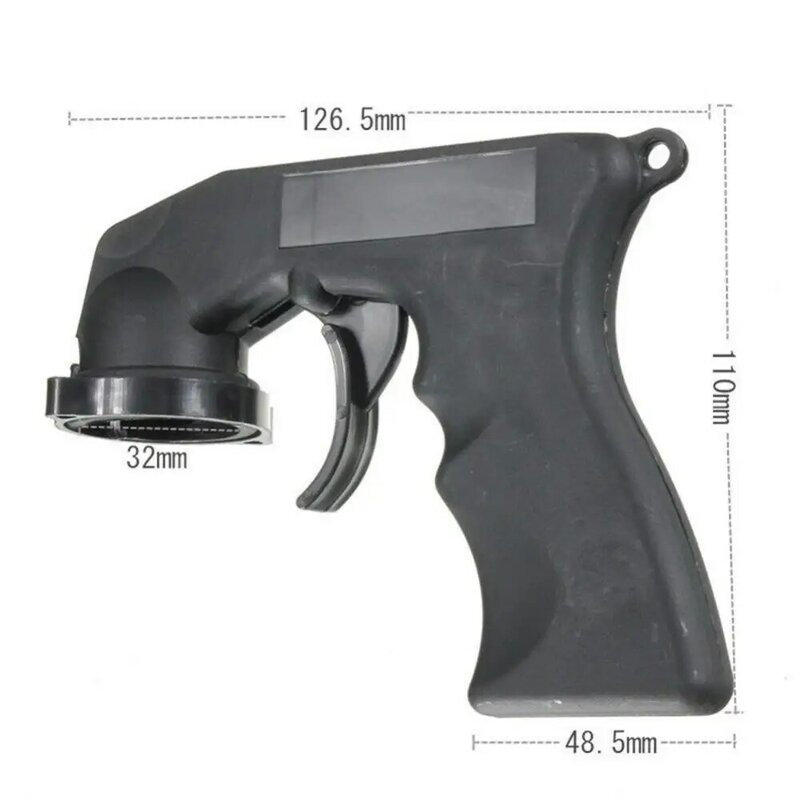 Can-Paint pistola com alça, aerossol de carro, adaptador de pulverização de carro, aerógrafo, completo para automático, adaptador polonês, ferramenta de gatilho