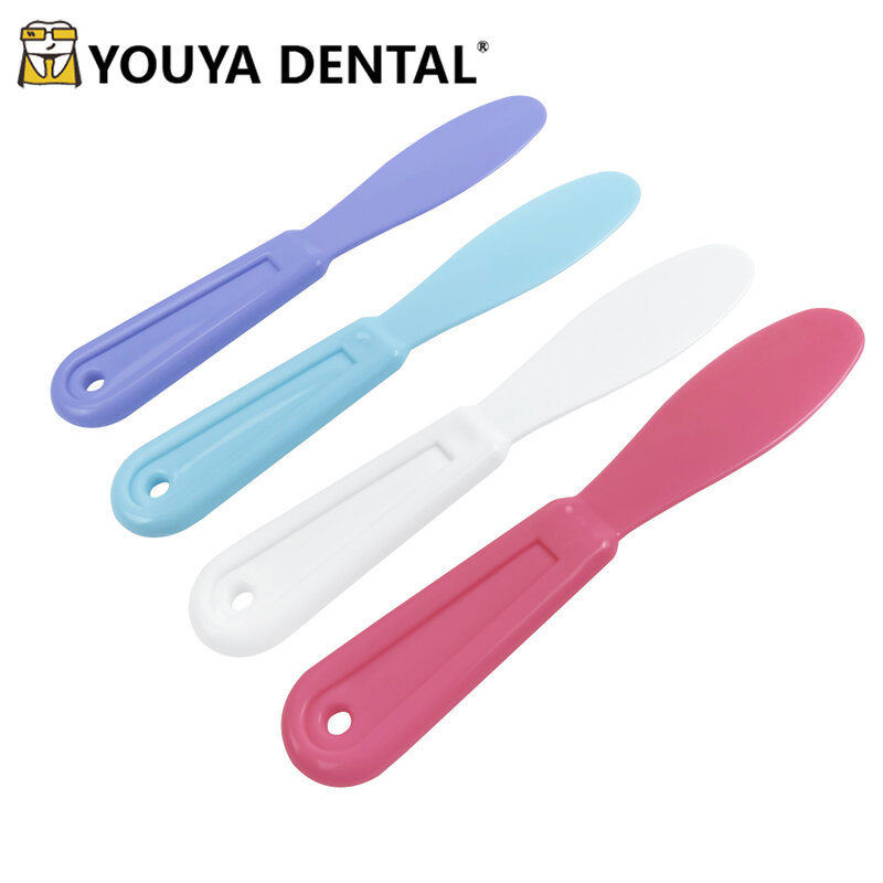 1PC Plastic Mixing Knife Dental Disposable Plastic Spatulas Cement Powder Mold Material
