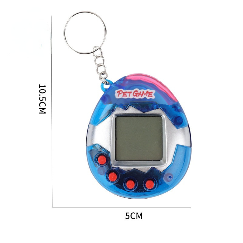Tamagotchi 90S Nosttorn IC 168 Pets in One Virtual Cyber Digital Pet Toys, Pixel Funny Play Toys, Transparent Electronic Pets, 3Pcs
