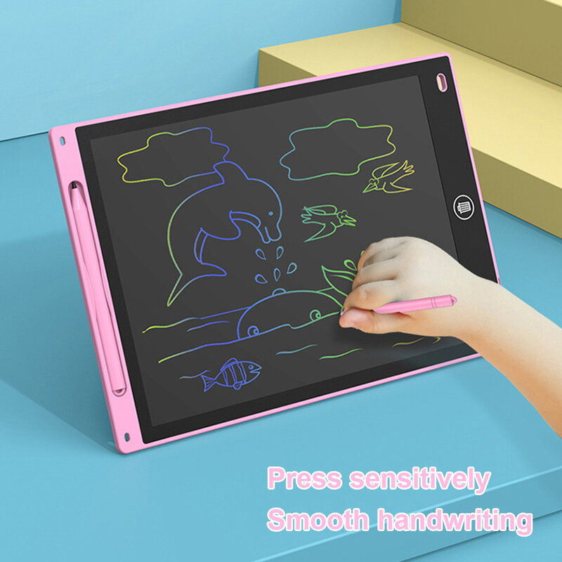 Tableta de escritura LCD de 6,5 pulgadas, tablero de dibujo, pizarra de escritura a mano, juguete para niños, bandeja de dibujo gráfico colorida