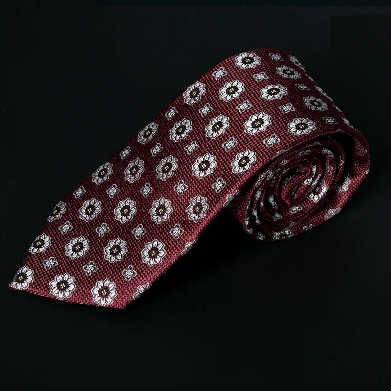 Cravate à rayures pour hommes, 8 Cm, 100% soie, robe de cérémonie, Business, carrière, mariage