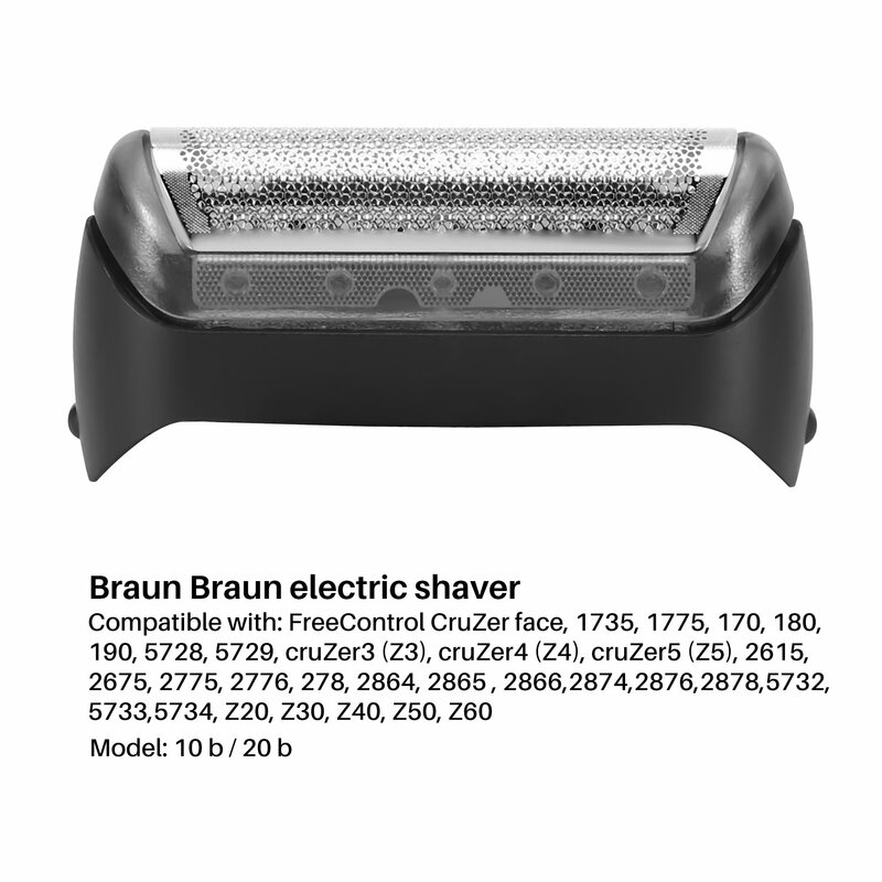 Tête de rasoir pour Braun, film A, série 10B, 190, 180, 170, 1735