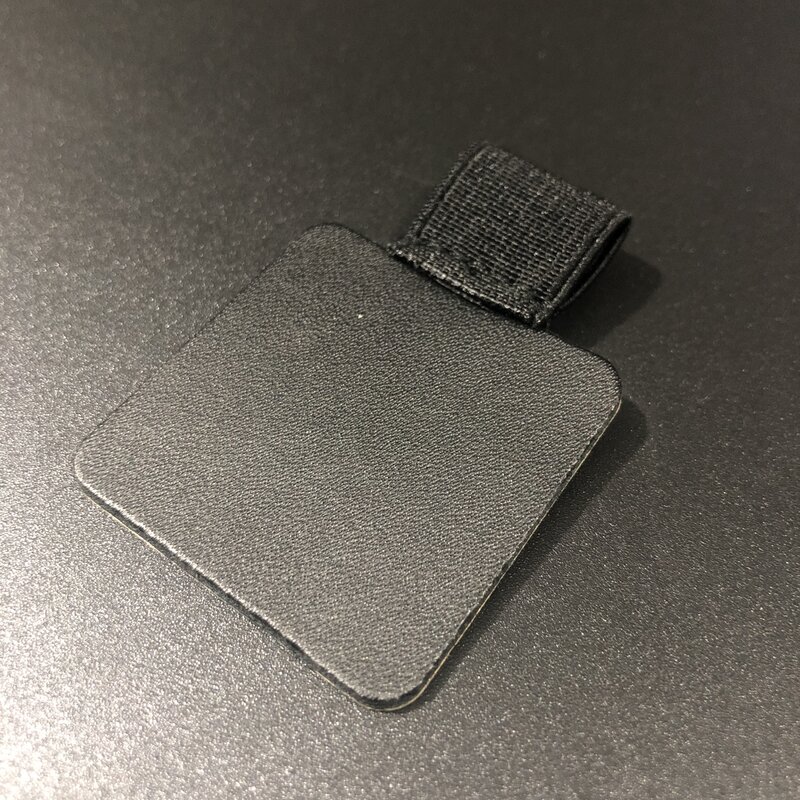 10 PC auto-adhesivo negro cuero pluma Clip lápiz elástico lazo para cuadernos revistas