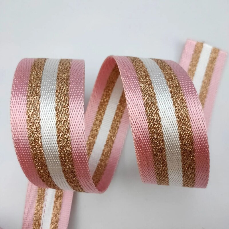 Cinta de cinturón de bolsa de 2 metros de ancho, 3,8 cm de ancho, accesorios de costura para decoración de cinturón textil DIY