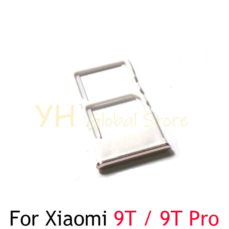 Suporte da bandeja do slot para cartão SIM, Peças de reparo, Xiaomi Mi 9T, 9T Pro, Redmi K20, K20 Pro, 10pcs