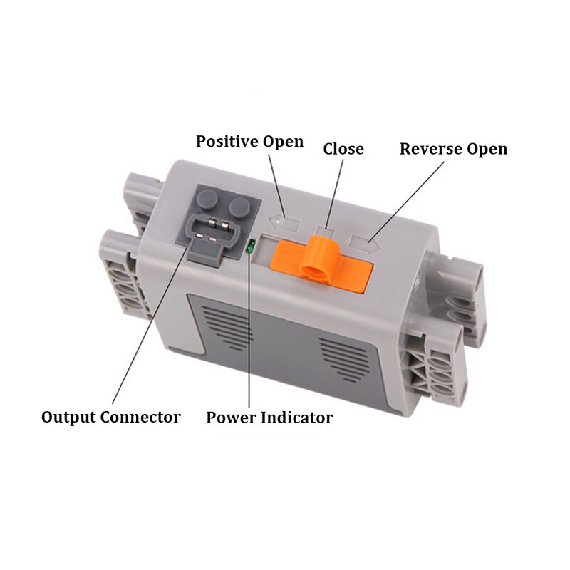 5pcs funções de energia m bateria do motor ir remoto receptor conjunto robô peças técnicas legoeds-compatível 8883 8881 8885 rc carro brinquedo