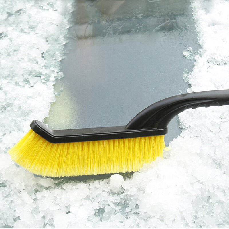 Strumenti universali per la pulizia dell'auto pala da neve spazzola per la pulizia spazzante raschietto per ghiaccio per parabrezza automatico staccabile con manico In schiuma 2 In 1