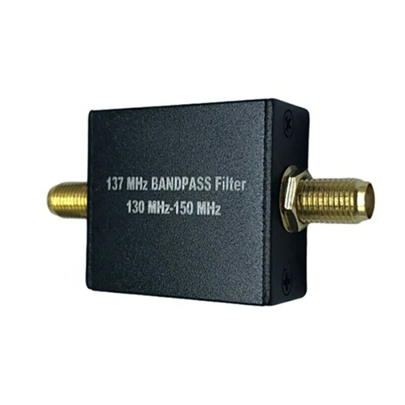137Mhz Filter Bandpass Filter Speciaal Voor Weersatelliet Duurzaam Gemakkelijk Te Gebruiken Zwart