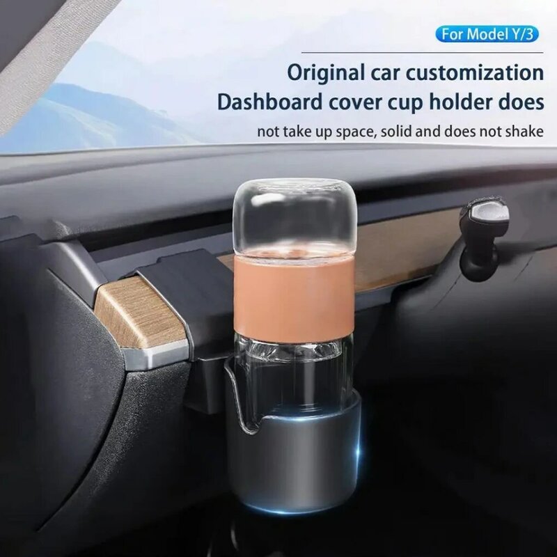 ABS Car Interior Water Cup Holder, Suporte do painel, Suporte do painel confortável