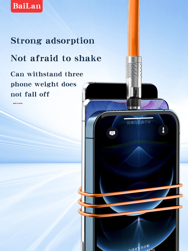 6a Magnetische Kabel Super Snel Opladen Usb Type C Kabel Voor Huawei Honor 120W Usb Kabel Voor Iphone Samsung Xiaomi Magneet Lading