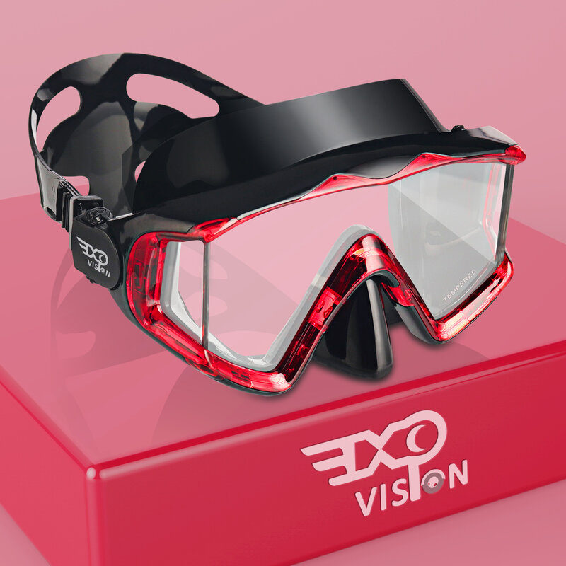 Pano 3 Duikbril Zwembril Met Neus Cover Volwassen Lekvrij Ontwerp Voor Duiken, Snorkelen & Freediving
