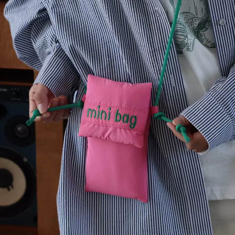 New Simple Mini Women Shoulder Bag Crossbody Bag Fashion Cute Card Holder Phone Bag Storage Purses and Handbags