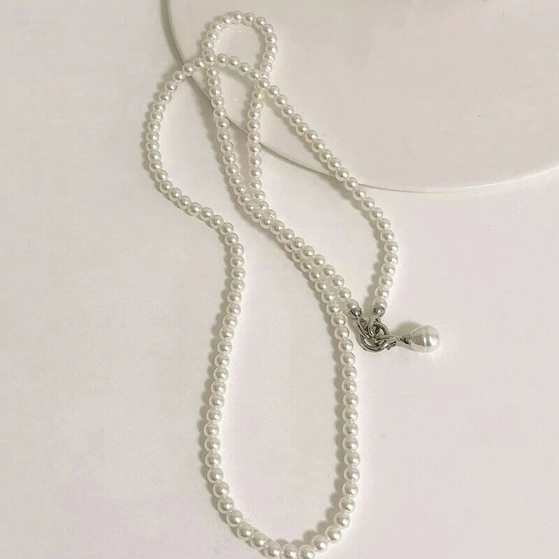 Mode Persönlichkeit Perlen lange Halskette für Frauen Persönlichkeit Ketten großen Anhänger Kragen Schmuck