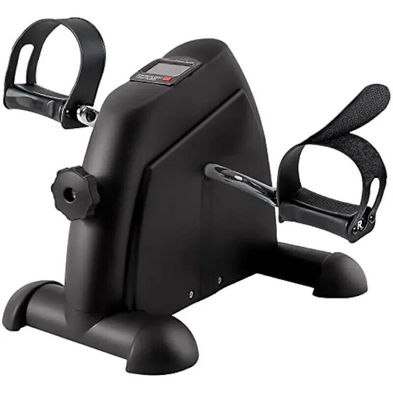 Ejercitador de Pedal para bicicleta debajo del escritorio, Mini bicicleta de ejercicio para ejercicio de brazo/pierna, ejercitador de Pedal para personas mayores con pantalla LCD