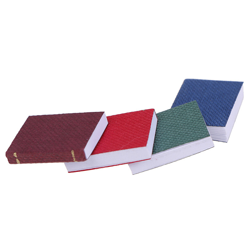 Creatief Miniatuurboek Student Schoolbenodigdheden Notebook Mini Notitieblok Kawaii Briefpapier Model Meubels 1/12 Poppenhuis Accessoires