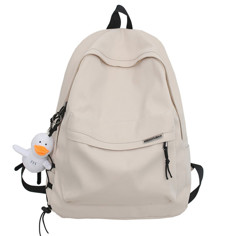 Prosty plecak wodoodporny nylonowy plecak damski plecak o dużej pojemności dla dziewcząt torby szkolne na co dzień plecak podróżny mężczyźni
