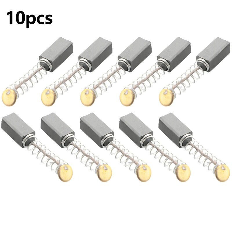 10pcs Carbon Brushes For Electric Motor Graphite Brushes Replacement Part Electric Hammer Angle Grinder Graphite Brush