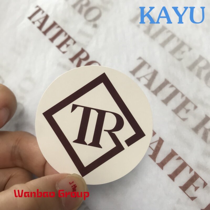 Custom  Custom Logo Round Shape Waterproof Self Adhesive Bottle Label Printing Label Stickers