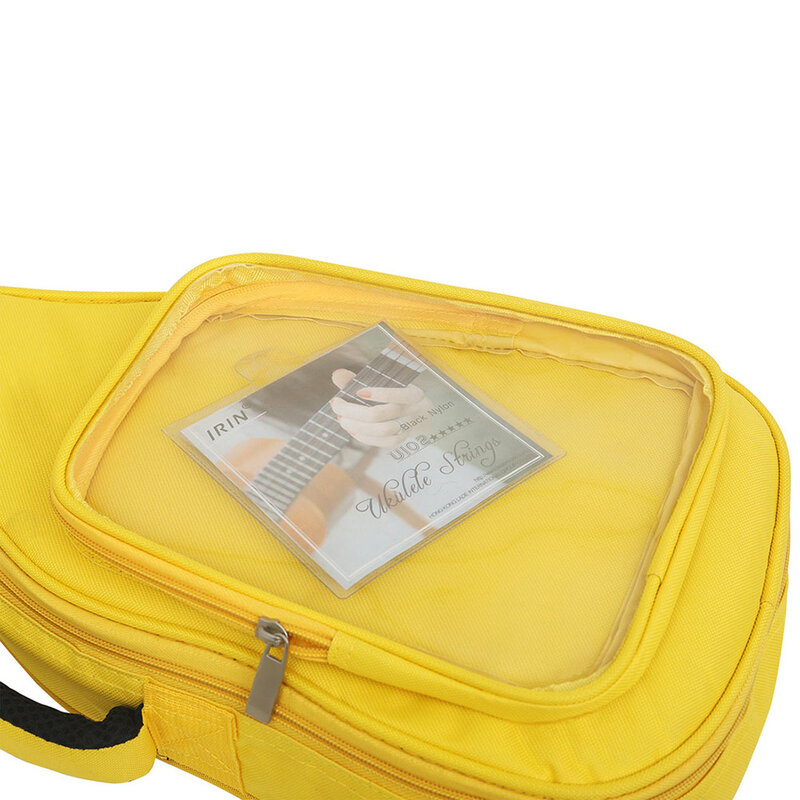 Oxford Cloth 23In Ukulele Bag 64*24*6.5cm Backpack Bag Case Clear Oxford Cloth Pockets Portable Soft Practical