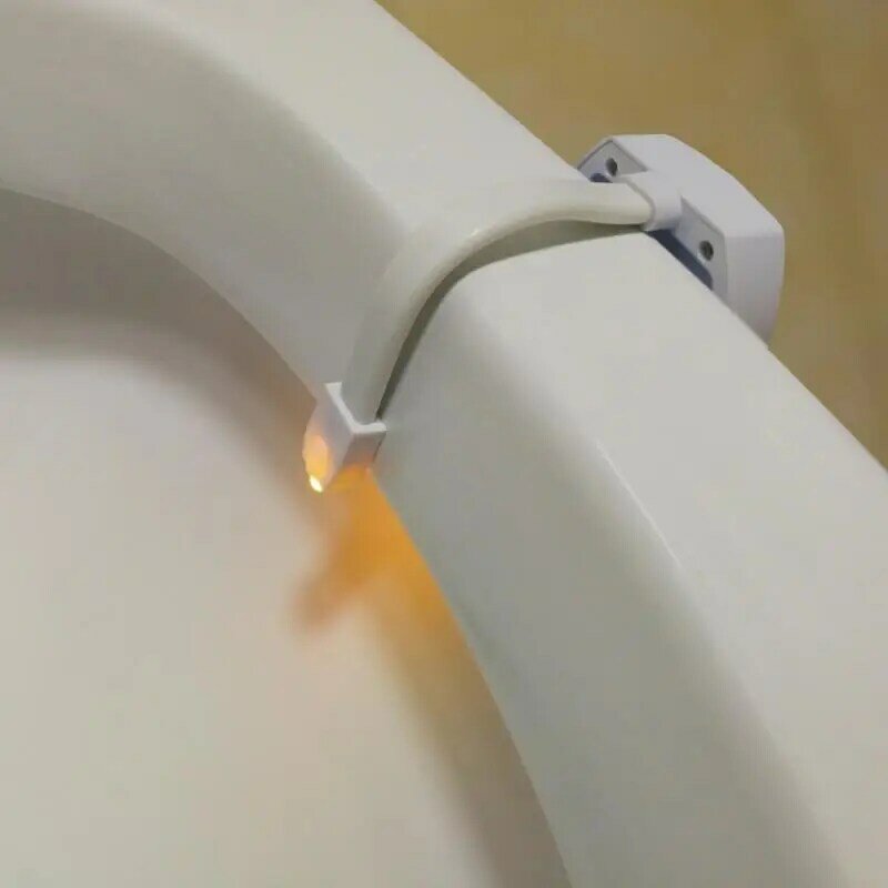 Czujnik ruchu światła toaletowe USB kolory Rechargeble wodoodporna do Tiolet miska WC Luminaria lampa do łazienki