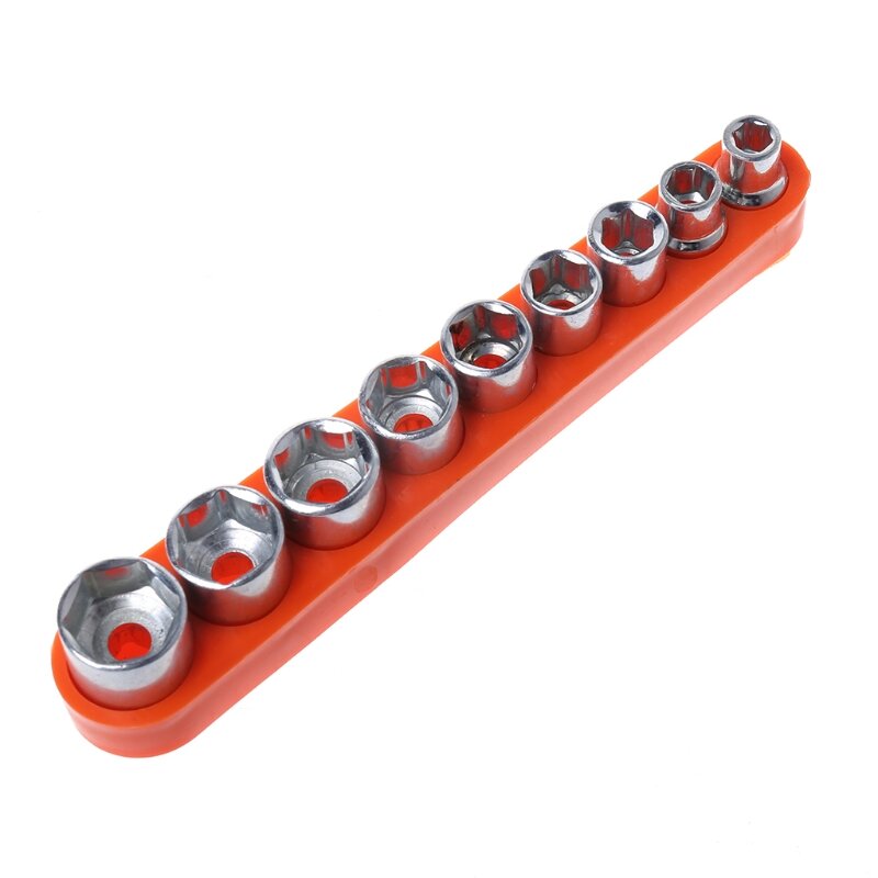9 Teile/satz Sechskantschlüssel für Kopf DIY Fix Reparatur Handwerkzeug 5-13mm Steckschlüsseladapter