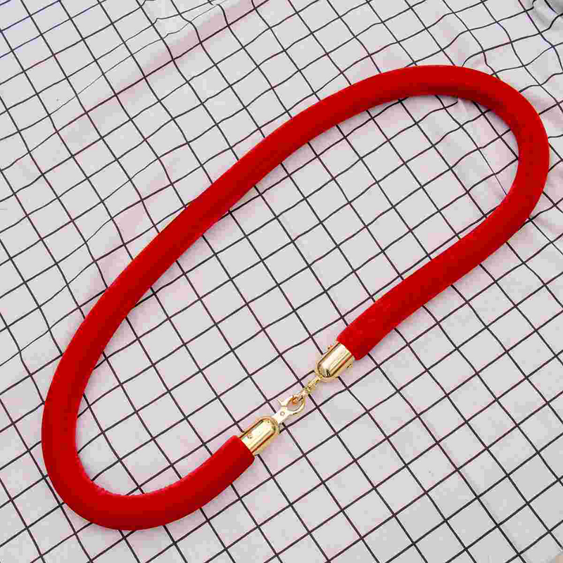 เชือกกั้นสีแดงเสาแขวนผ้าพันควบคุมฝูงชนเชือกกั้นคิวและเสาพรมเสาทองเสาแขวนผ้าสำลี