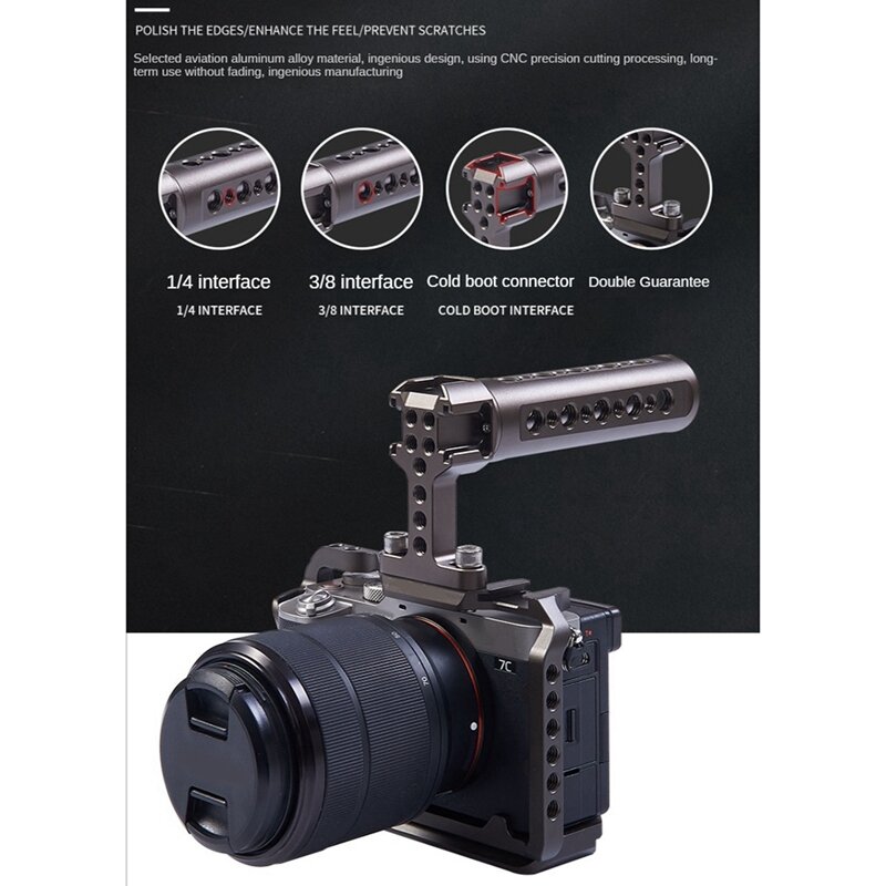 Konijnenkooi Metalen Fotografie Apparatuur 3 Head Hot Single Camera Top Lift Handvat Verlengstuk Accessoires