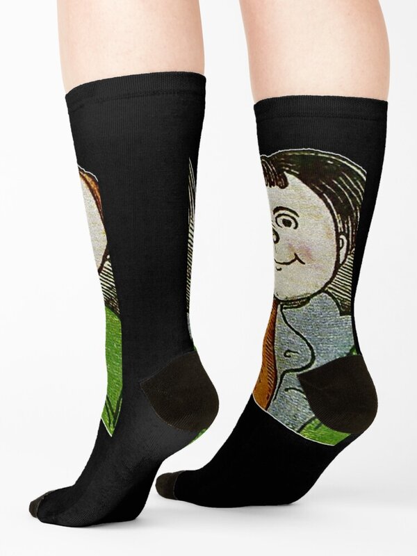 Max und moritz, die ikonischen schrecklichen Duo-Socken lustige Geschenke rutsch feste Weihnachts strumpfs ocken für Männer Frauen