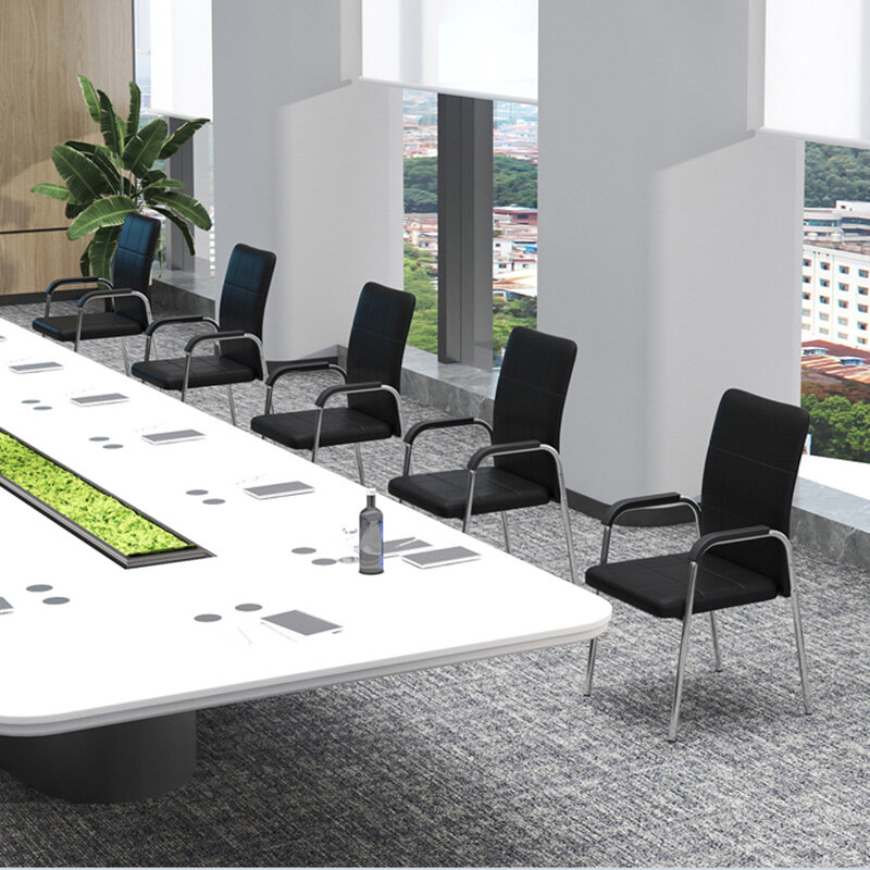 Black Computer Meeting Chairs Training Luxury Computer Luxury Desk Chairs Beauty Work Rugluar Chairs Office Furniture OK50YY
