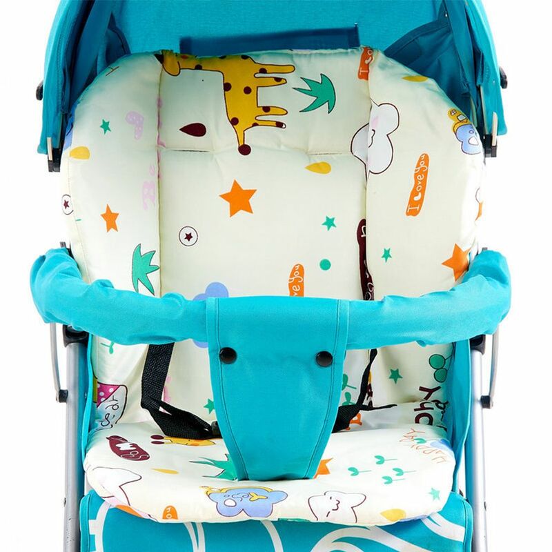 Cartoon Warm Thick Car Seat Mat Feeding Chair Mat Baby Stroller Cushion Pad Kids Highchair Cushion Mat Booster Seats Cushion