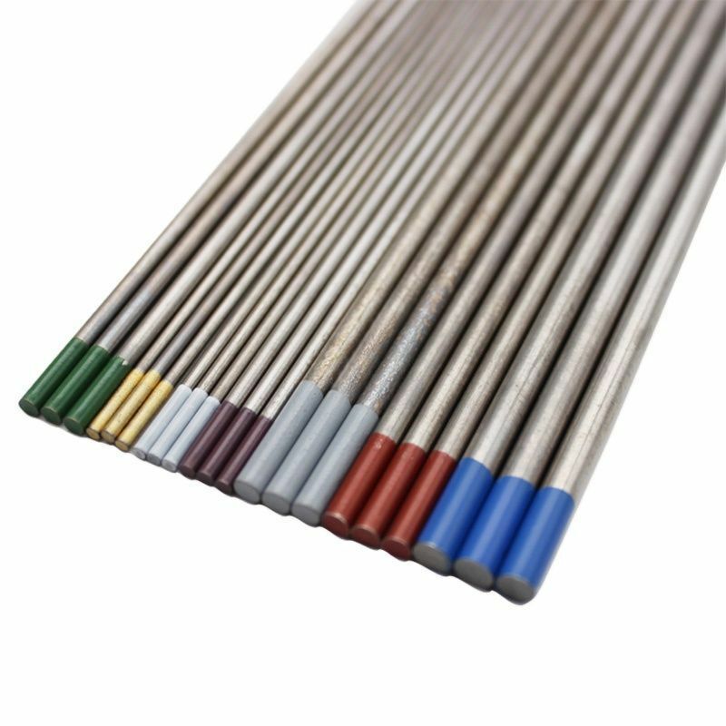 1pc Tungsten Electrodes TIG Welding WL15 WES WC20 WP WY20 WT20 WZ8 WL20 Blue Red Purple Grey White Green Gold